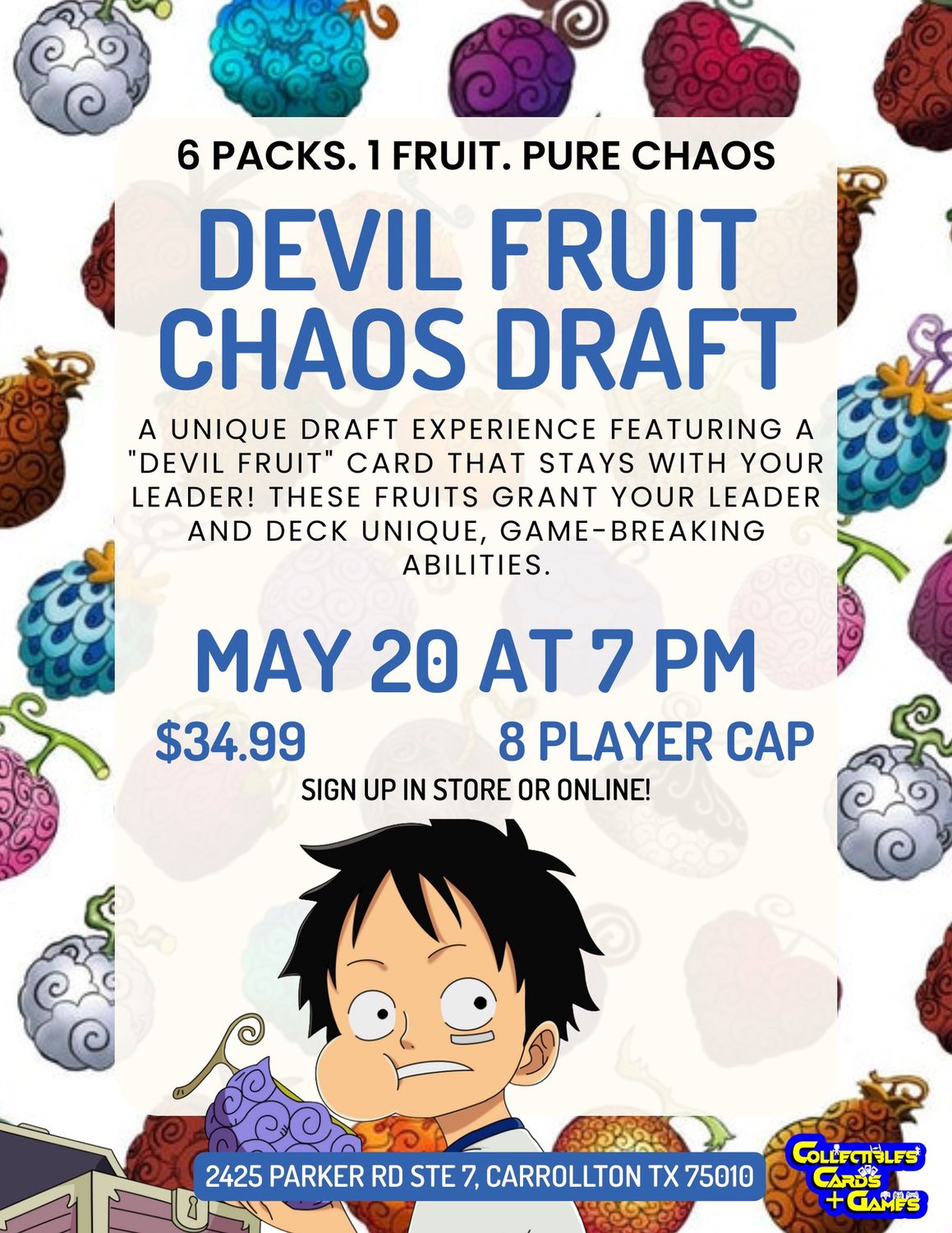 One Piece: "Devil Fruit" Draft (Chaos Format) - Carrollton