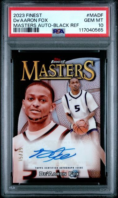 PSA - 10 - 2023 Topps Finest De'Aaron Fox - #MADF - [117040565]