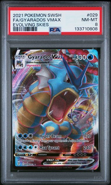 PSA 8 - #029 2021 Pokemon Gyarados Vmax - SWSH - [133710808]