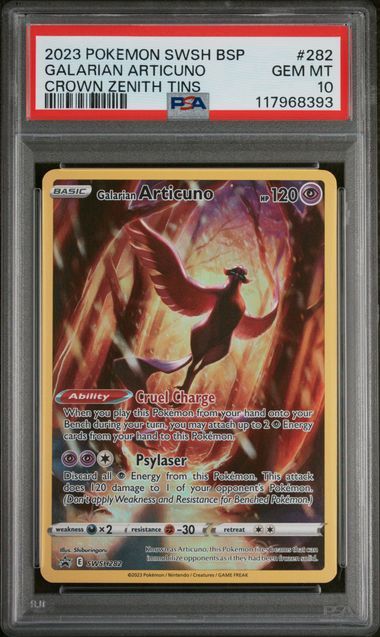 PSA 10 - #282 2023 Pokemon Galarian Articuno - SWSH BSP - [117968393]