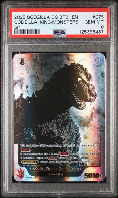 PSA 10 - #075 2025 Godzilla, King of the Monsters - CG BP01 EN - [125395437]