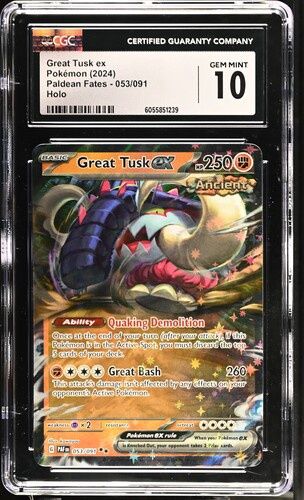 CGC 10 - 2024 Great Tusk ex #053/091 - [6055851239]