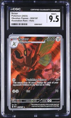 CGC 9.5 - #205/197 2023 Pokemon Scizor - [6096116247]