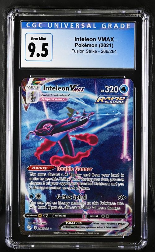 CGC 9.5 - #266/264 2021 Pokemon Inteleon Vmax - [4145438001]