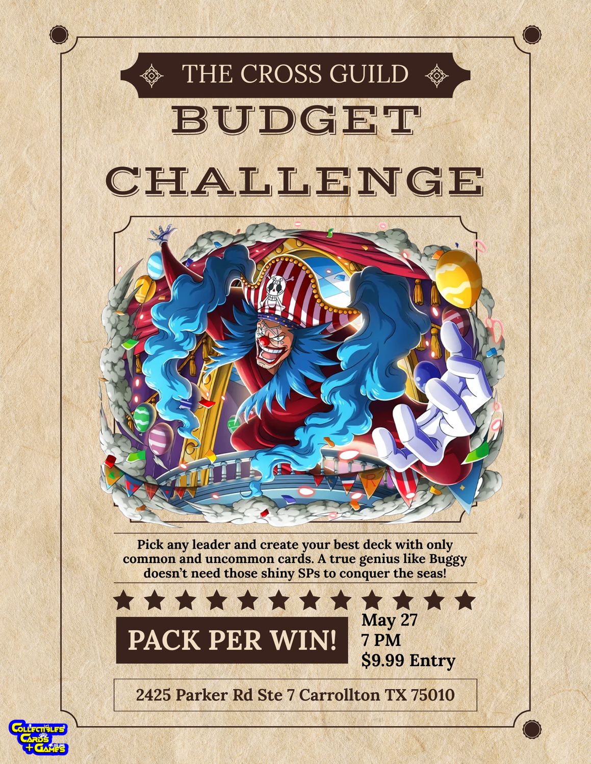 One Piece: The "Cross Guild" Budget Challenge - Carrollton