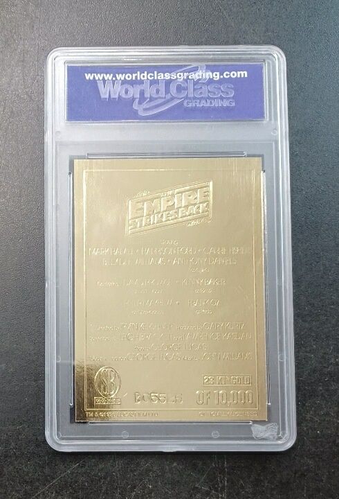 WCG - 10 1996 Score Board 23kt Gold Star Wars: The Empire Strikes Back LTD ED OF 10,000 [63957372]