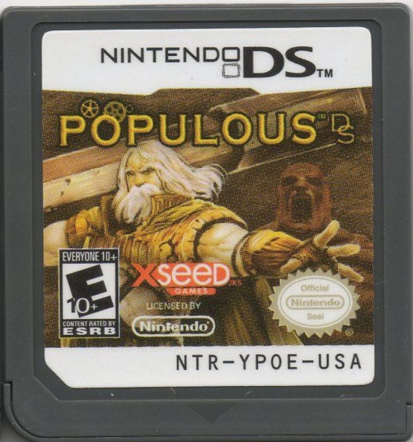 Populous DS - Nintendo DS, Condition: Loose