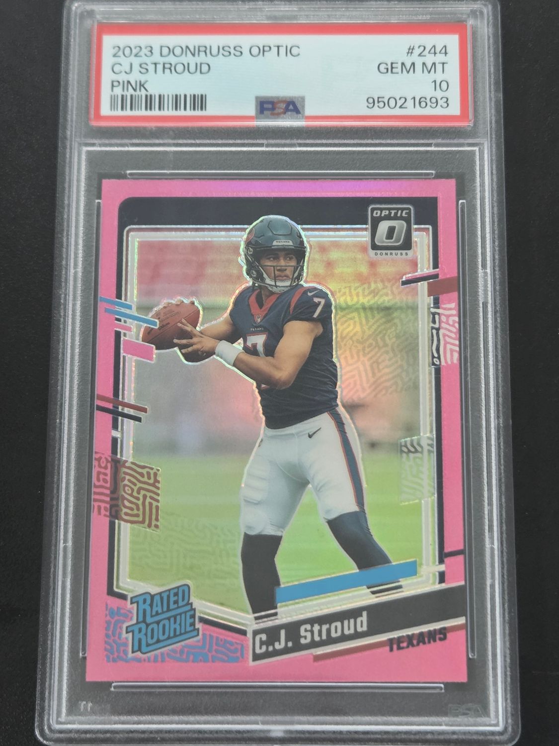 PSA - 10 - 2023 Donruss Optic CJ Stround Pink #244 [95021693]