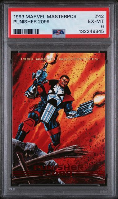 PSA - 6 1993 Marvel Masterpieces Punisher 2099 #42 [132249845]