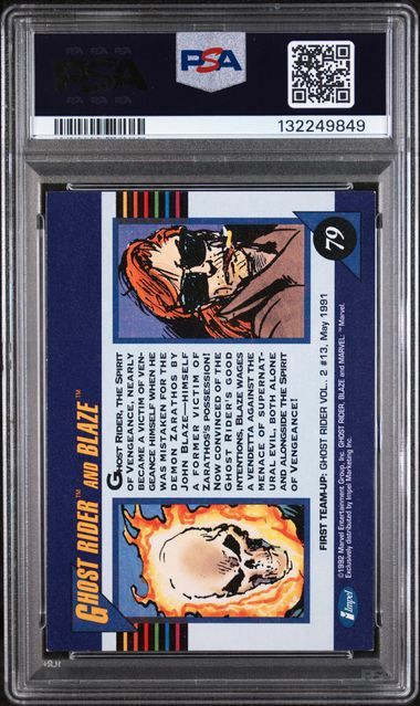 PSA- 5- 1992 MARVEL UNIVERSE GHOST RIDER AND BLAZE #79 [132249849]