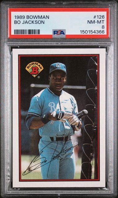 PSA - 8  - 1989 Bowman Bo Jackson #126 [150154366]