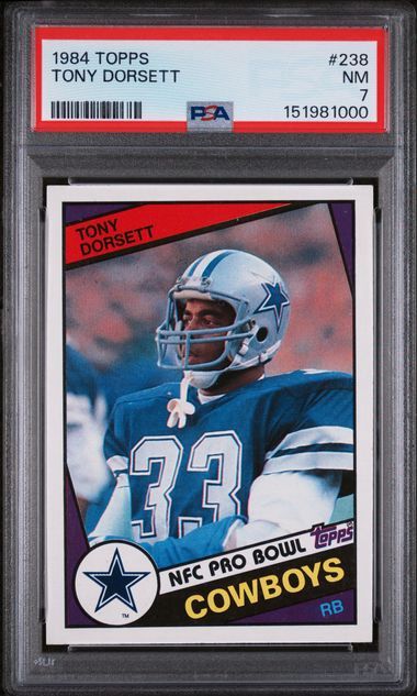 PSA - 7 - 1984 Topps Tony Dorsett #238 [151981000]