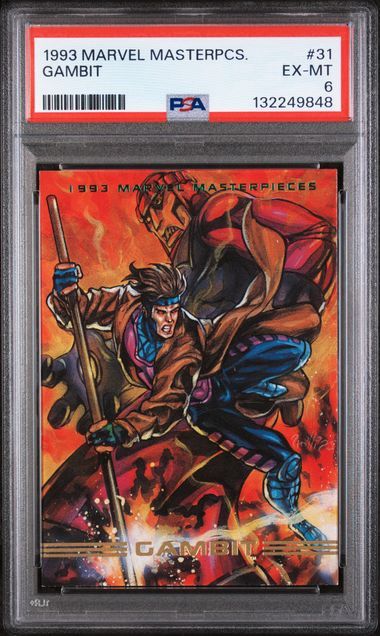 PSA 6 - 1993 Marvel Masterpieces Gambit #31 - [132249848]