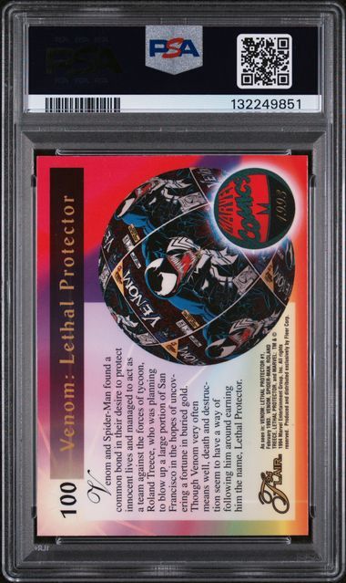 PSA 9 - 1994 Marvel Universe Lethal Protector '94 Flair #100 - [132249851]