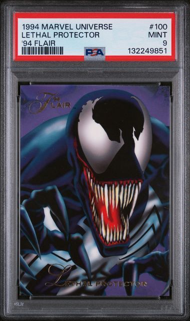 PSA 9 - 1994 Marvel Universe Lethal Protector '94 Flair #100 - [132249851]