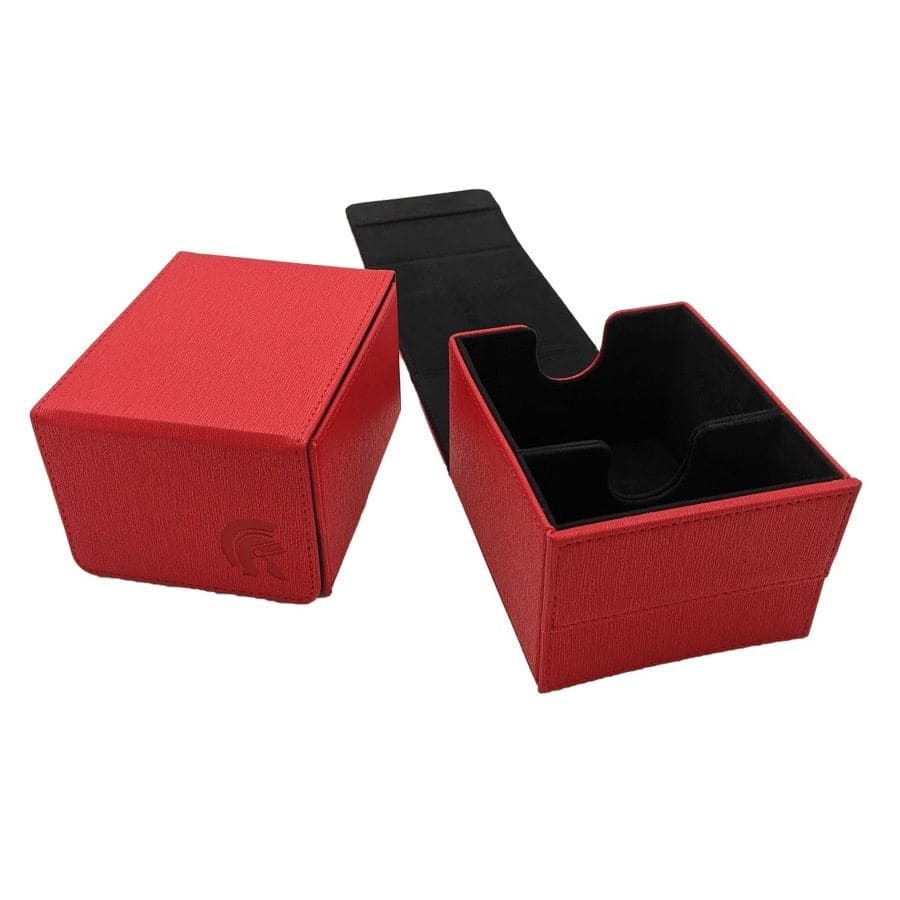 Legion Sentinel - Red - Deckbox holds 100 Double Sleeved Cards