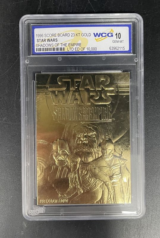 WCG - 10 - 1996 Score Board Star Wars Shadows of the Empire 23KT Gold [63962115]