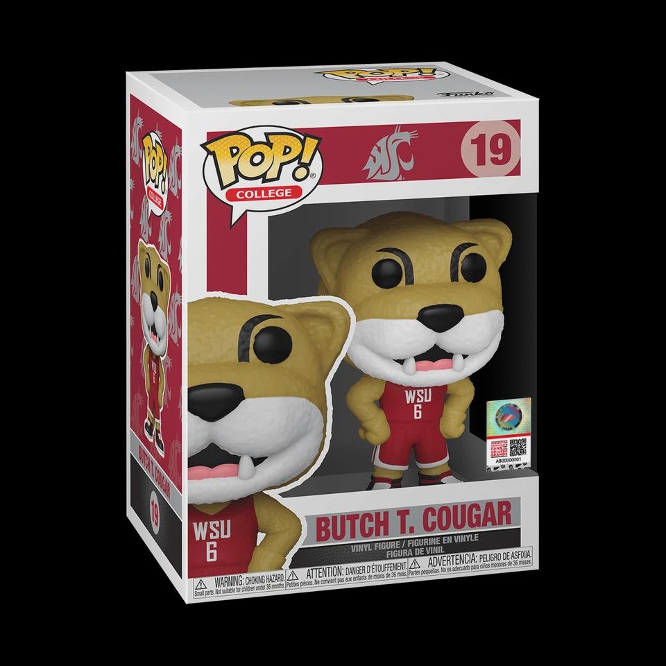 Funko Pop! #19 Butch T. Cougar -Washington State Mascot