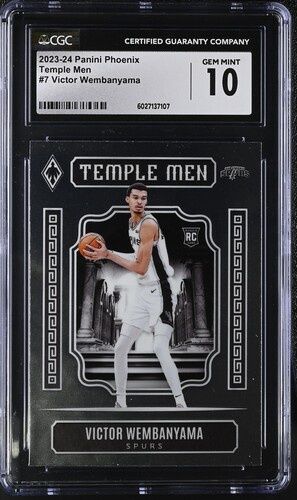 CGC 10 - 2023-24 Panini Phoenix Temple Men #7 Victor Wembanyama [6027137107]