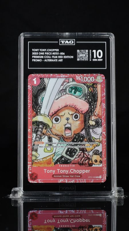 TAG 10 - 2023 One Piece Tony Tony Chopper #ST01-006 Premium Coll: Film Red Edition Promo - Alternate Art [S7229352]
