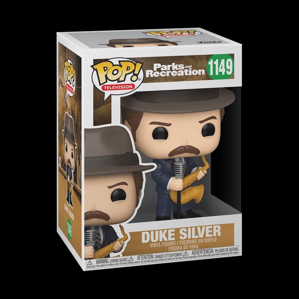 Funko Pop! #1149 Duke Silvers - Parks and Recreation, Condition: Good, Exclusive: None, Variant: None