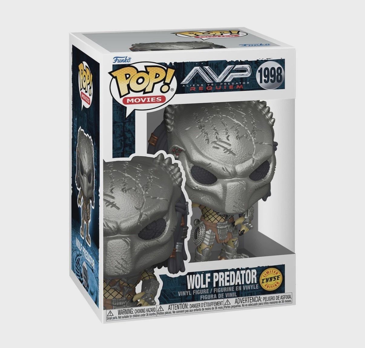 Funko Pop! #1998 Wolf Predator - Aliens Vs Predator Requiem, Condition: Good, Exclusive: Limited Chase Edition, Variant: None