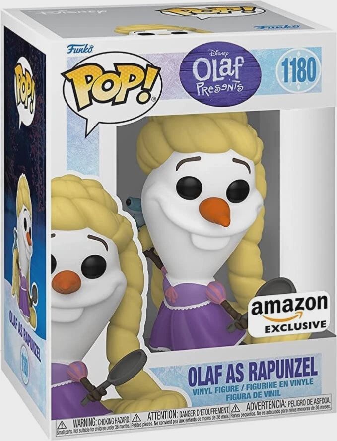 Funko Pop! #1189 Olaf As Rapunzel - Olaf Presents, Condition: Good, Exclusive: Amazon Exclusive, Variant: None