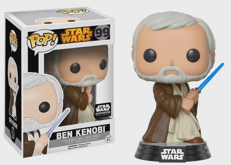 Funko Pop! #99 Ben Kenobi - Star Wars, Condition: Good, Exclusive: Star Wars Smuggler's Bounty Exclusive, Variant: None