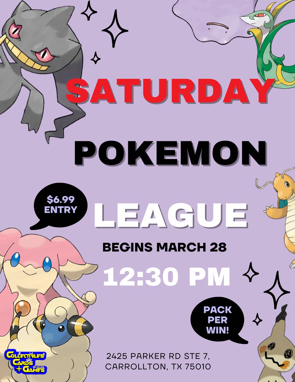 Saturday Pokemon League - Carrollton