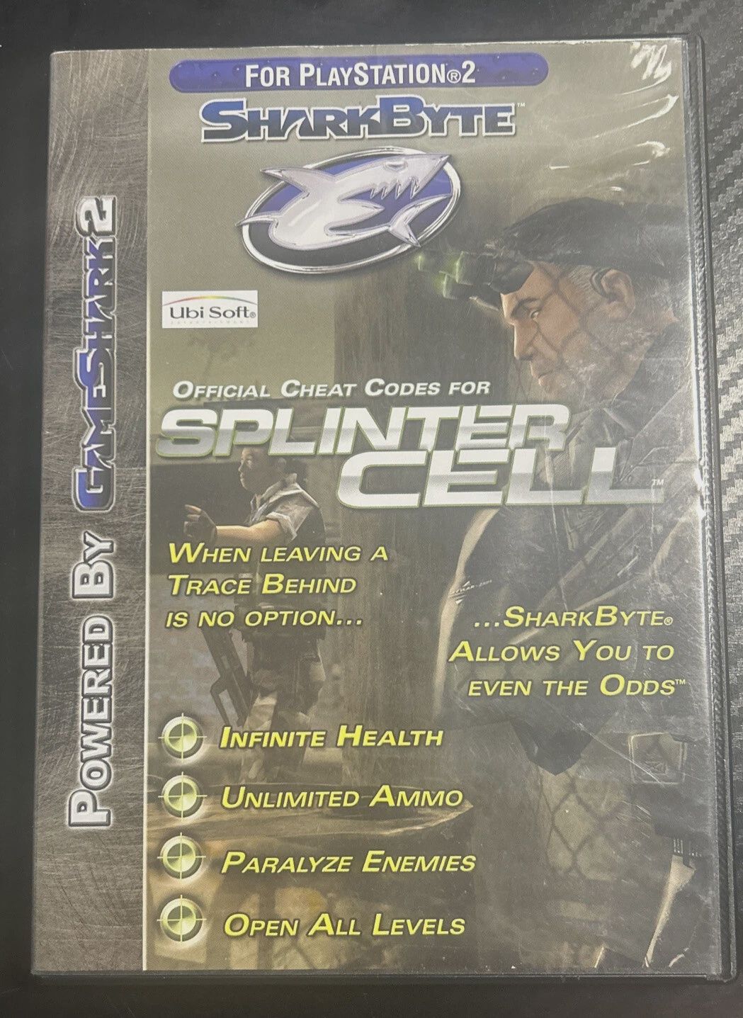 Sharkbyte Official Cheat codes for Splinter Cell - Playstation 2