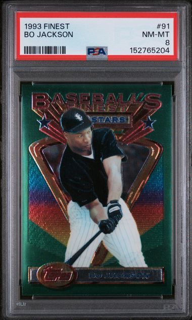 PSA - NM-MT 8  - 1993 Finest Bo Jackson #91 [152765204]