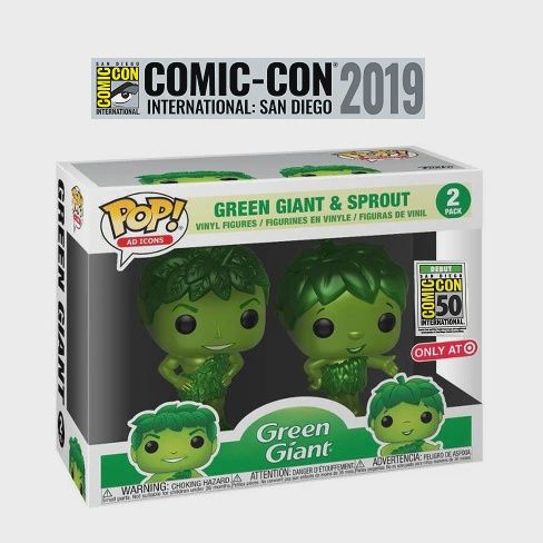 Green Giant &amp; Sprout 2 Pack - SDCC Debut - Green Giant - Funko Pop!