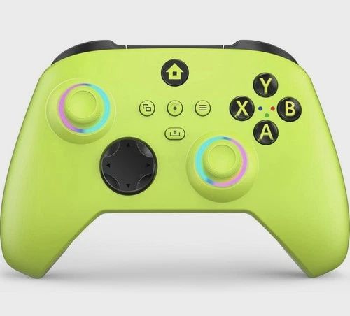 W&amp;O Wireless Controller Neon Yellow For Xbox One W/ Dongle