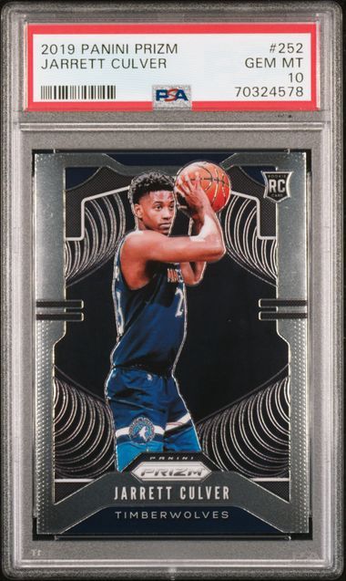 PSA 10 - 2019 Panini Prizm Jarrett Culver #252 [70324578]