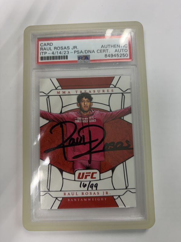PSA Authentic Card: SIGNER RAUL ROSAS JR. (84945250)