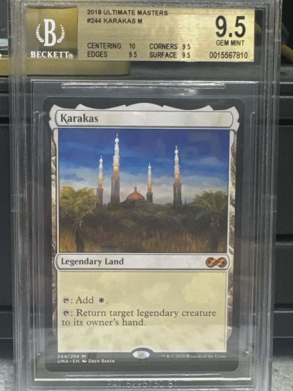 BGS 9.5 - 2018 Ultimate Masters #244 Karakas M - [0015567810]