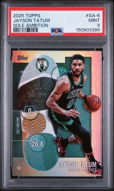 PSA - 9 2025 Topps Jayson Tatum Sole Ambition #SA-6 [150903389]