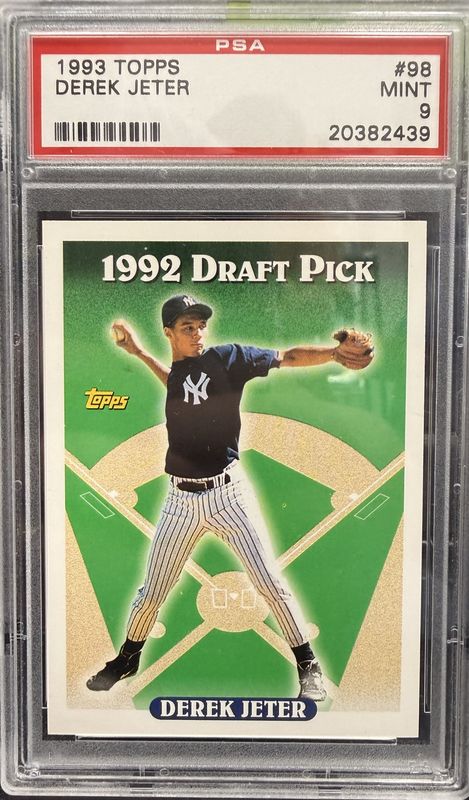 PSA 9 - 1993 TOPPS #98 DEREK JETER [20382439]