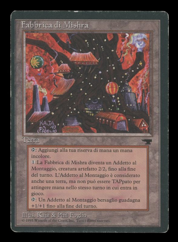 MANA 4.5 - Fabbrica Di Mishra - 172 Magic The Gathering 1995  Rinascimento [22117966]