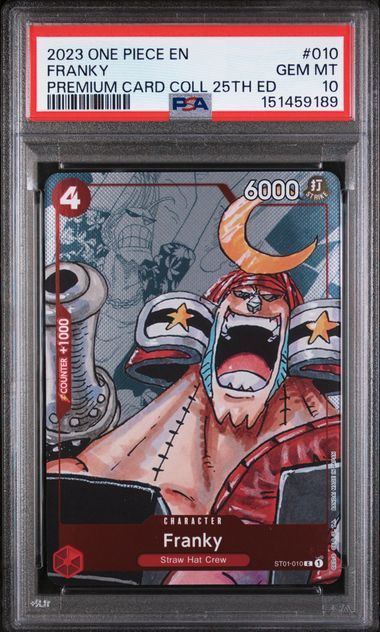 PSA 10 -  2023 ONE PIECE PREMIUM CARD COLLECTION 25TH EDITION #010 FRANKY (151459189)