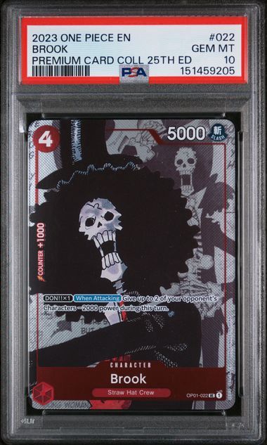 PSA 10 -  2023 ONE PIECE PREMIUM CARD COLLECTION 25TH EDITION #022 BROOK (151459205)