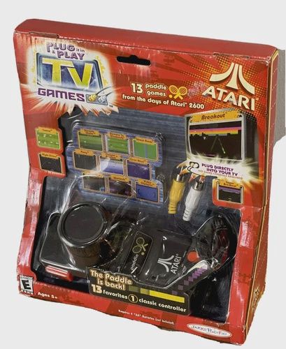 Atari Plug and Play TV Games 13 Paddle Games Jakks Pacific