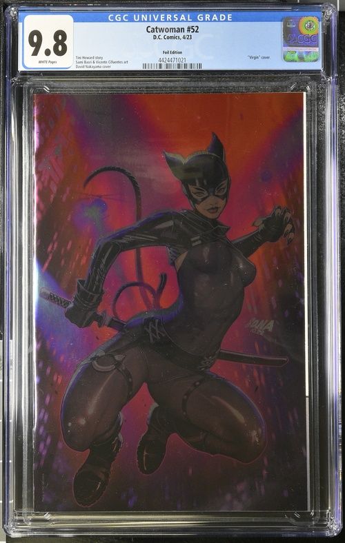 CGC 9.8 - Catwoman Issue 52 Issue Date 4/23 Issue Year 2023 Publisher DC Comics Variant Foil Edition (4424471021)