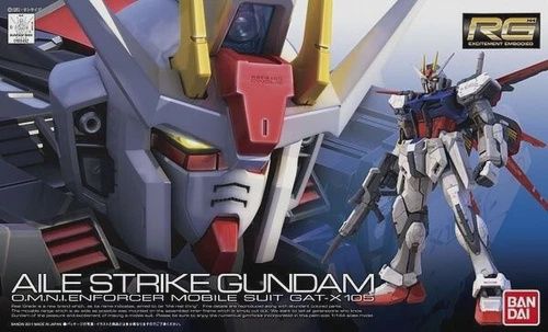 Bandai Gundam RG # 3 GAT-X105 Aile Strike Gundam RG Real Grade 1/144 Model Kit