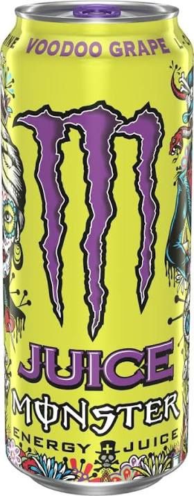Juice Monster, Voodoo Grape, Juice + Energy Drink, 16 fl oz