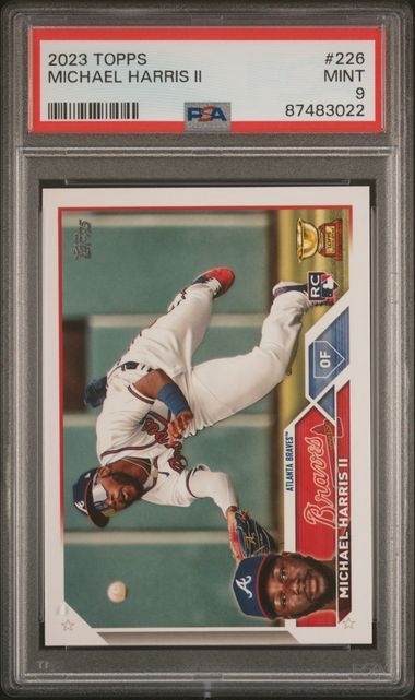PSA 9 - 2023 Topps Michael Harris II (2) #226 - [87483022]