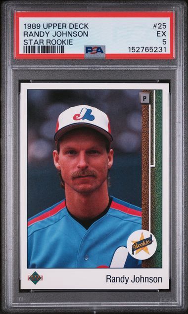 PSA 5 - 1989 Upper Deck Randy Johnson Star Rookie #25 - [152765231]