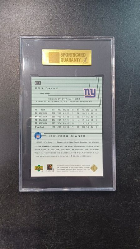 SGC 8.5 - 2000 UD Encore - #241 Ron Dayne [1100923-238]