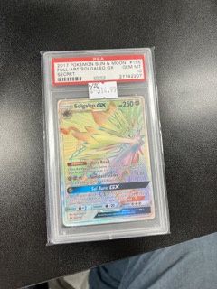 PSA - 10 2017 Pokemon Sun &amp; Moon Full Art/Solgaleo GX Secret [27142207]