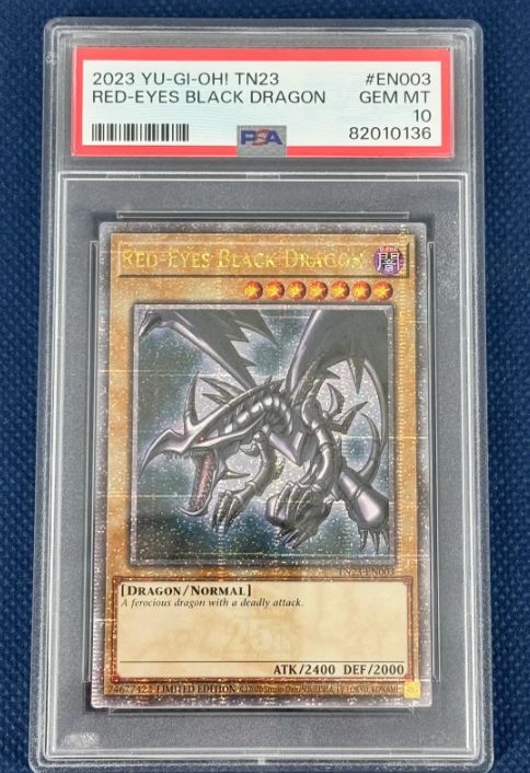 2023 YuGiOh Red Eyes Black Dragon Gem Mint 10 [82010136]